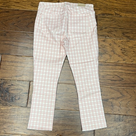 Paige Colette crop flare plaid jeans - Picture 2 of 8